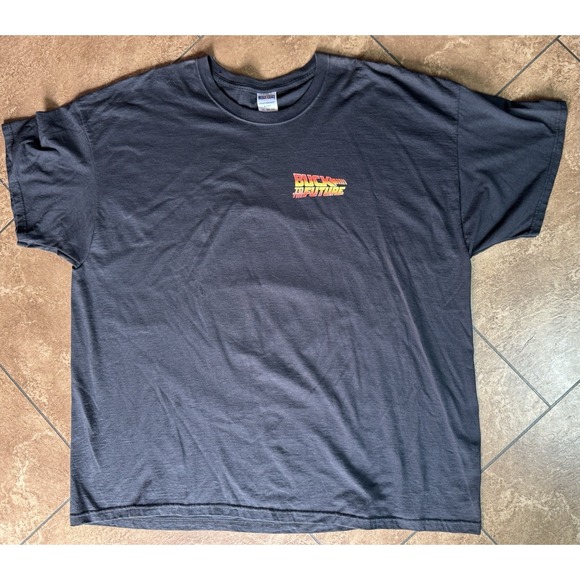 Gamestop Promo Staff Manager 2012 Back To The Future T Shirt Men 4XL
